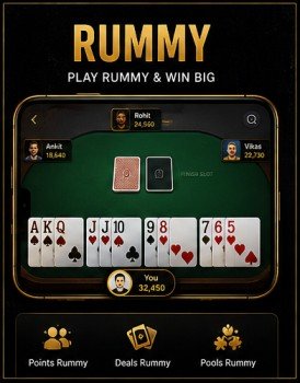 RS9 Rummy category displayed on Android app interface